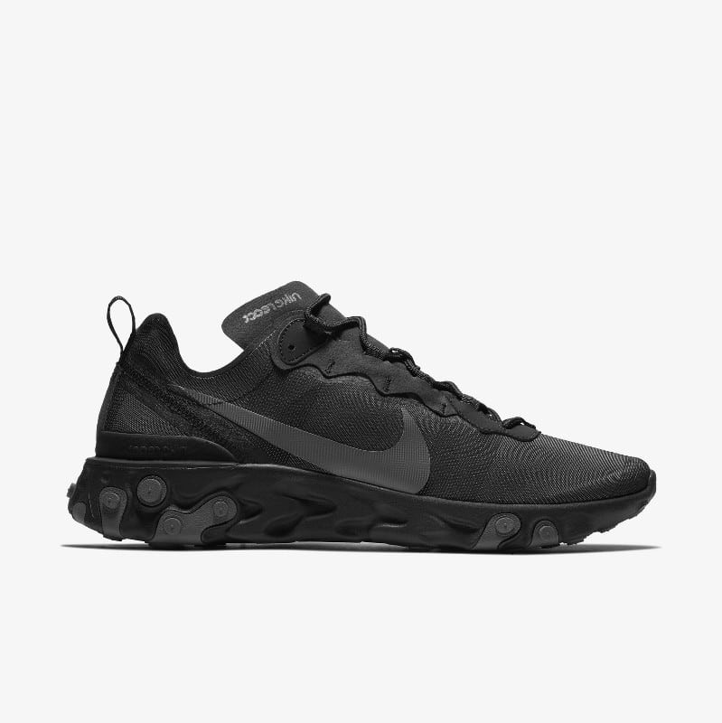 Nike React Element 55 Triple Black | BQ6166-008 | Grailify